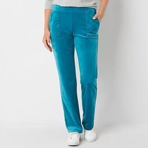 Juicy Couture Velour Mid Rise Pants